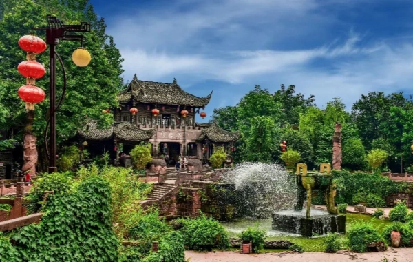 Huanglongxiの古代の町: 3つの王国からの活気ある旅 天府のウォータータウンへ-2