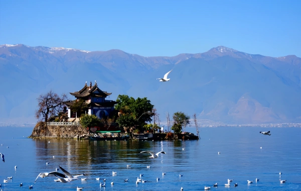 Shuanglong Ancienne Ville: Un voyage sans soucis de Erhai Village de pêche à la péninsule d'Art-4