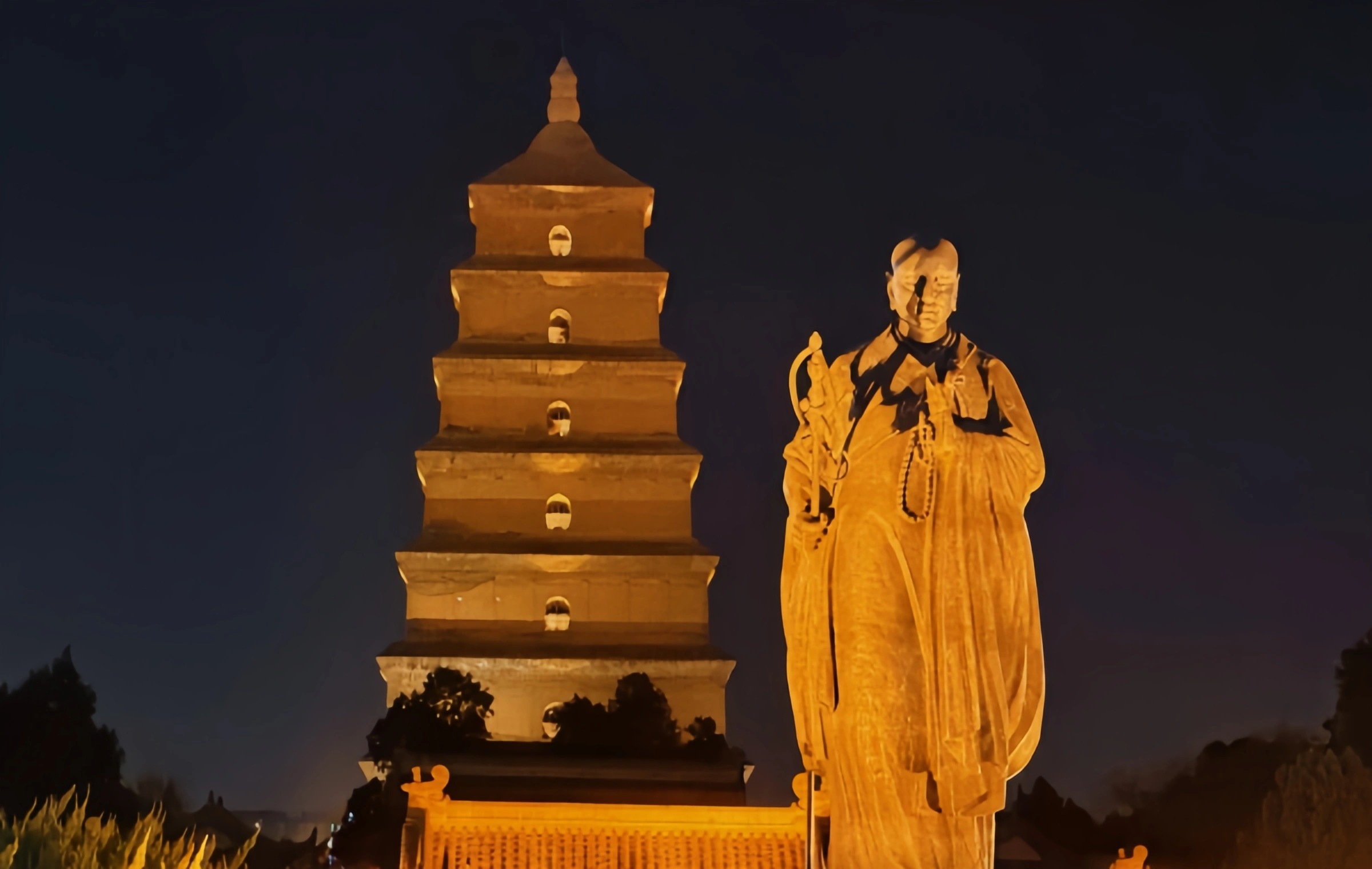 Xi'an Little Wild Goose Pagoda: The Earthquake Wonder of Three Breaks and Three Reunions and the Flourishing Tang Sanskrit Music