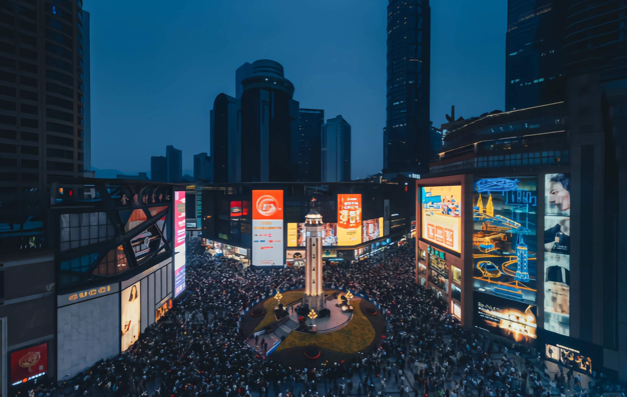   Monument to the people's Liberation of Chongqing: an urban heart engraved with national spirit                 -4