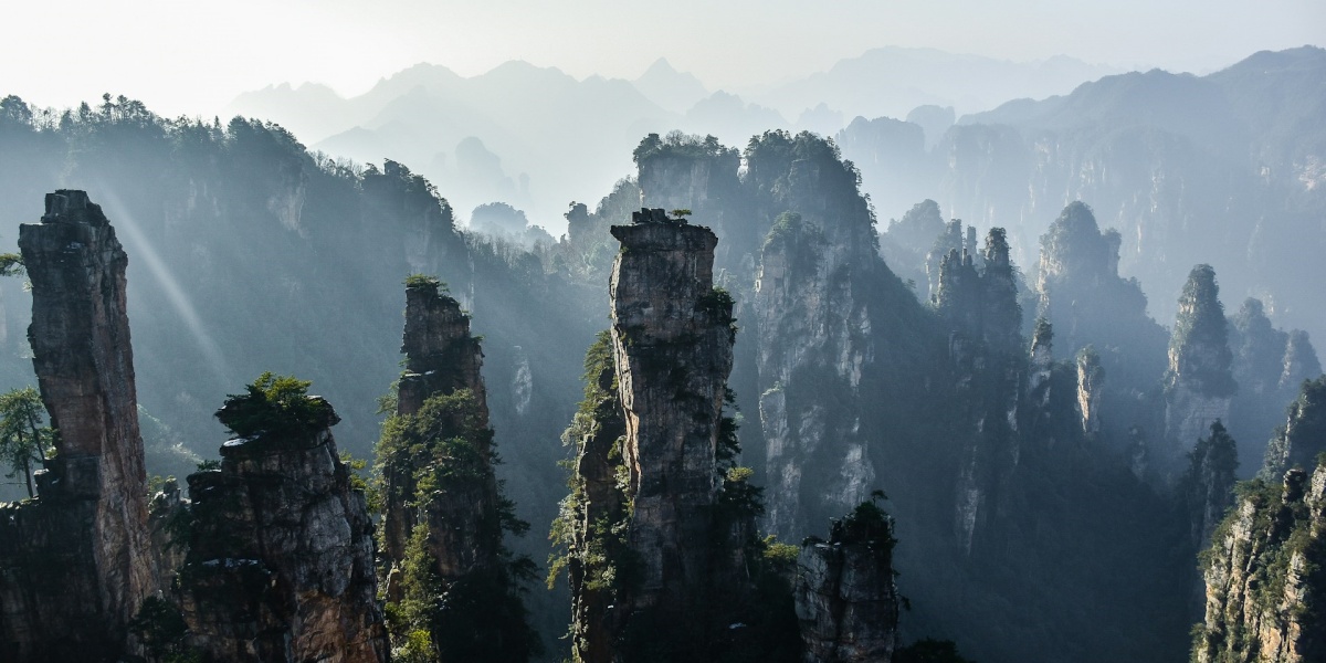 Zhangjiajie forest&Tianmen Mountain