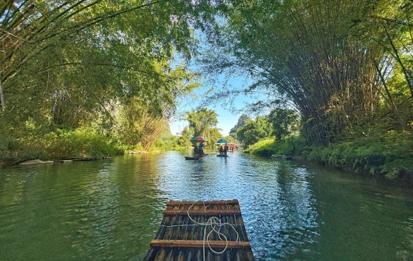 Jour 5: Rafting et cyclisme au bambou